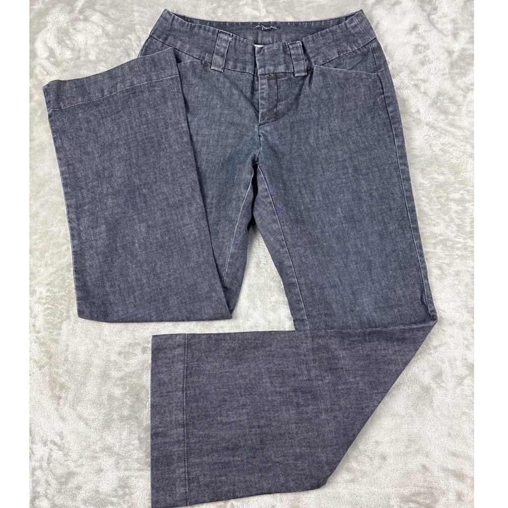 Gap Curvy Fit Flared Leg Jeans Dark Wash Denim Trousers Size‎ 6A Stretch